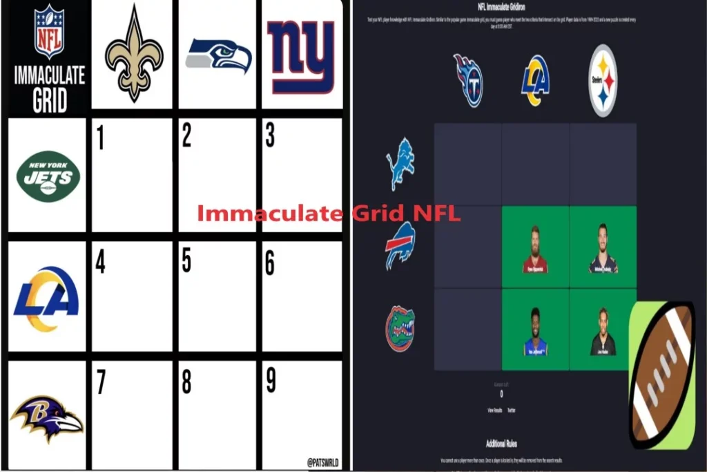 Immaculate Grid NFL